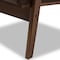 Baxton Studio Bianca Walnut Wood Brown Faux Leather Lounge Chair and Ottoman Set 140-7544-7547 - alternate 3
